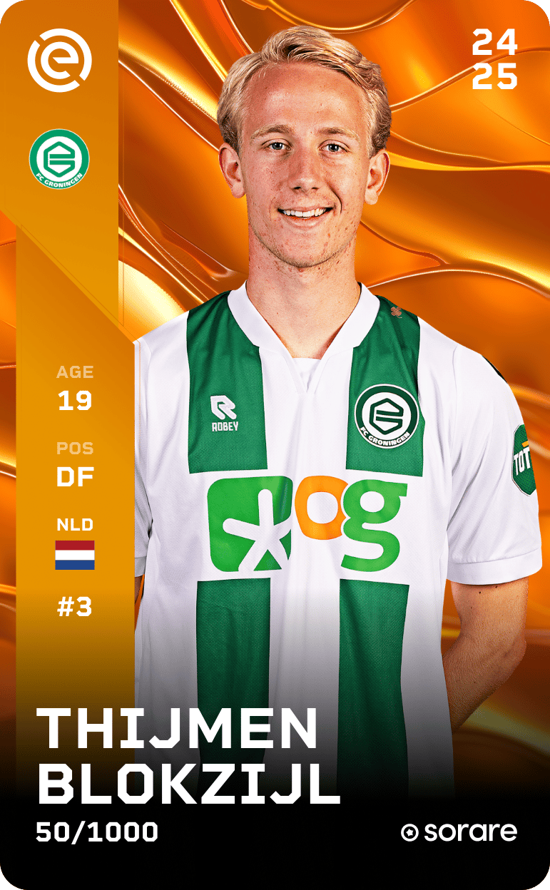 Thijmen Blokzijl 2024-25 • Limited 50/1000