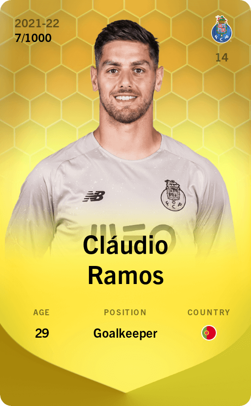 Cláudio Ramos 2021-22 • Limited 7/1000