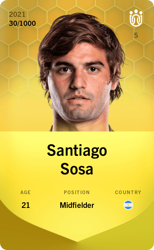 Santiago Sosa 2021-22 • Limited 30/1000