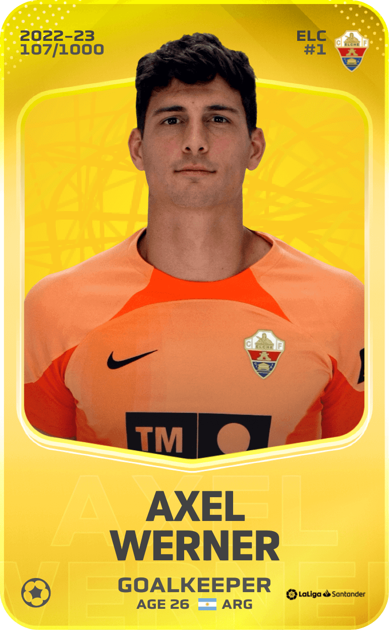Axel Werner 2022-23 • Limited 107/1000