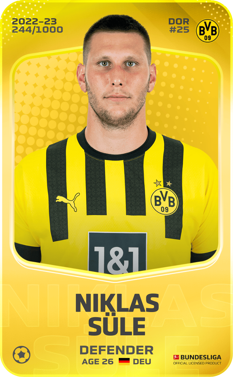 Niklas Süle 2022-23 • Limited 244/1000
