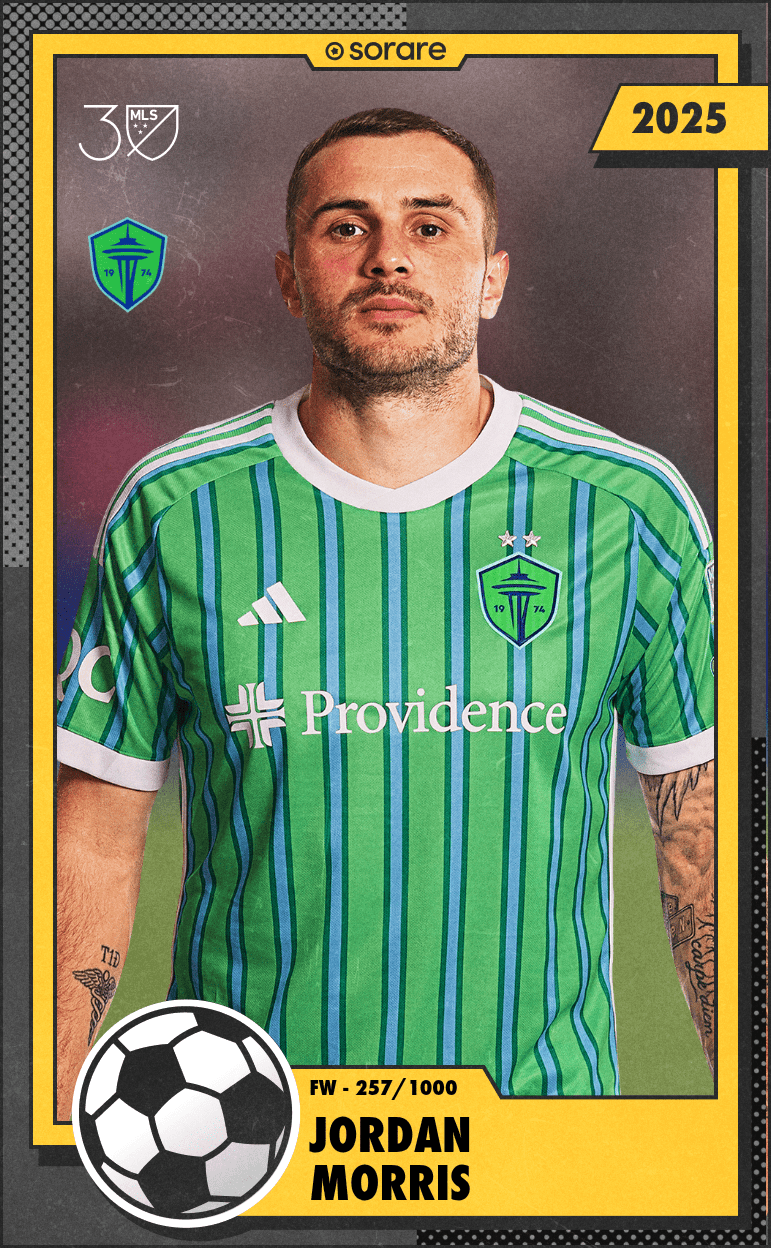 Jordan Morris 2025-26 • Limited 257/1000