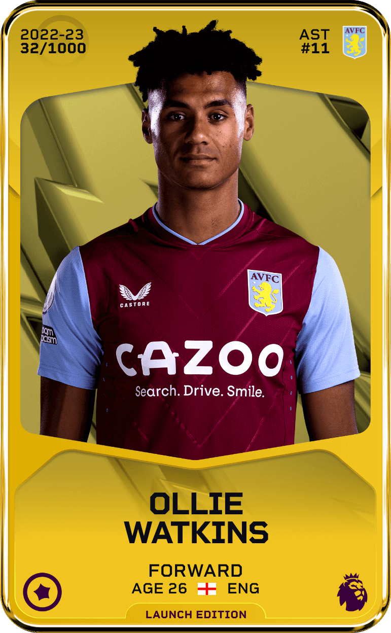 Ollie Watkins 2022-23 • Limited 32/1000