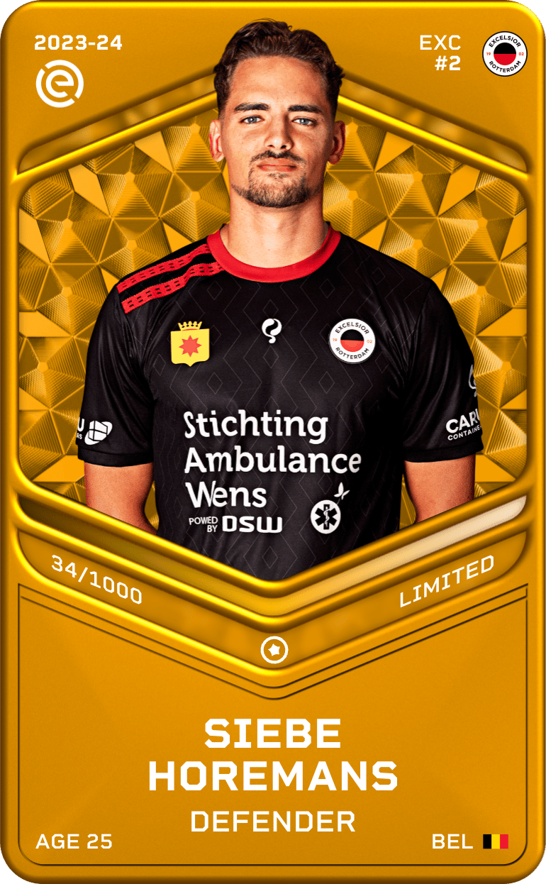 Siebe Horemans 2023-24 • Limited 34/1000