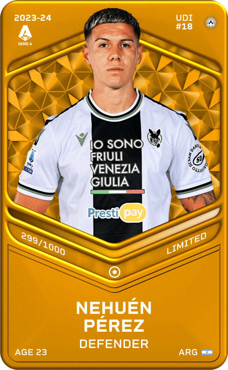 Nehuen Pérez 2023-24 • Limited 299/1000