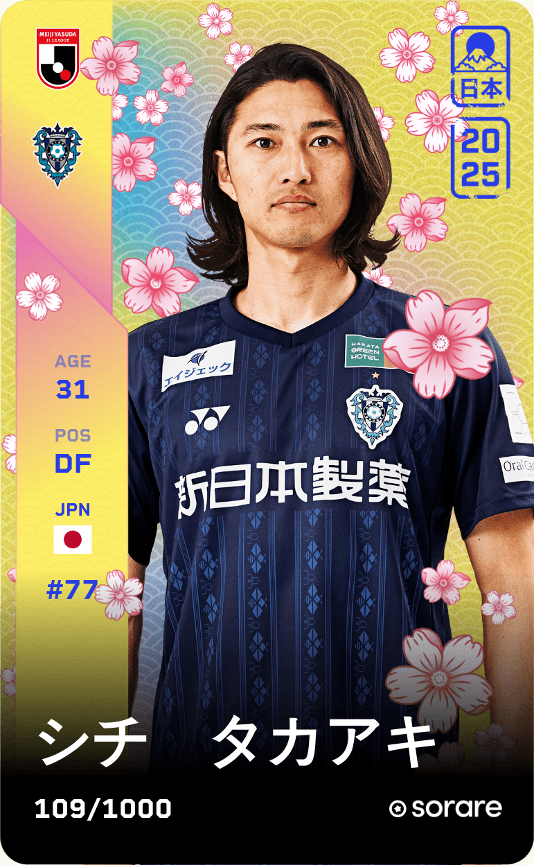 Takaaki Shichi 2025-26 • Limited 109/1000