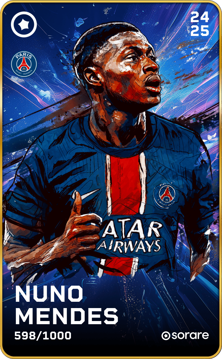 Nuno Mendes 2024-25 • Limited 598/1000