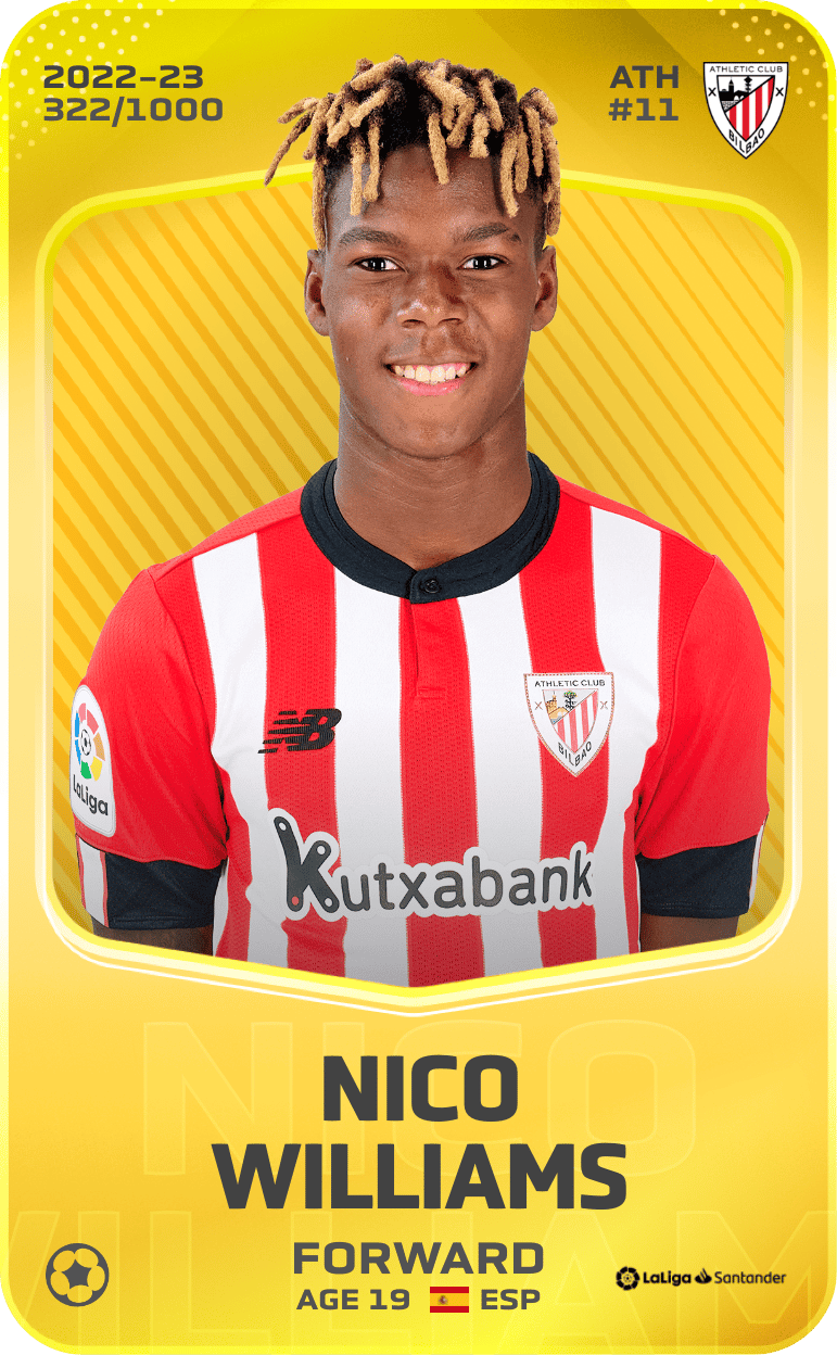 Nico Williams 2022-23 • Limited 322/1000