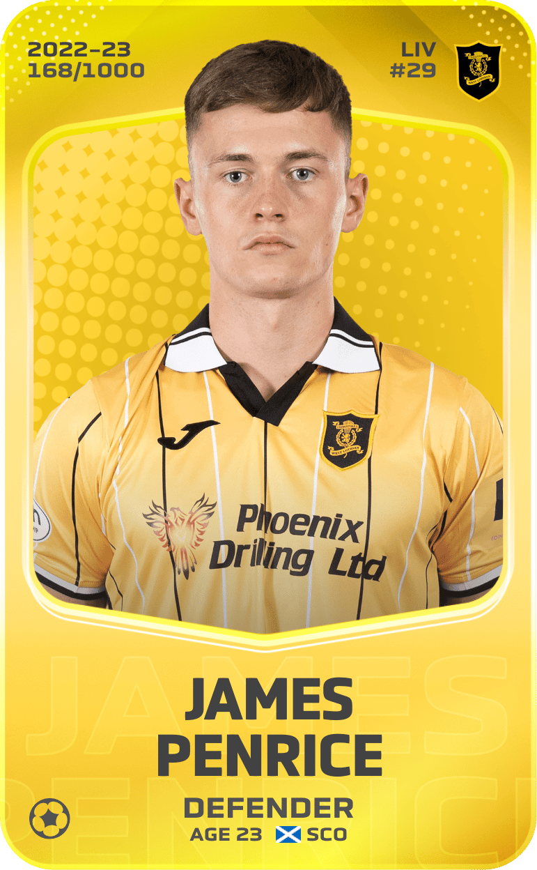James Penrice 2022-23 • Limited 168/1000