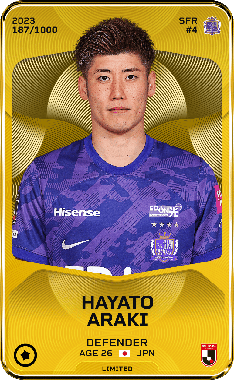 Hayato Araki 2023-24 • Limited 187/1000