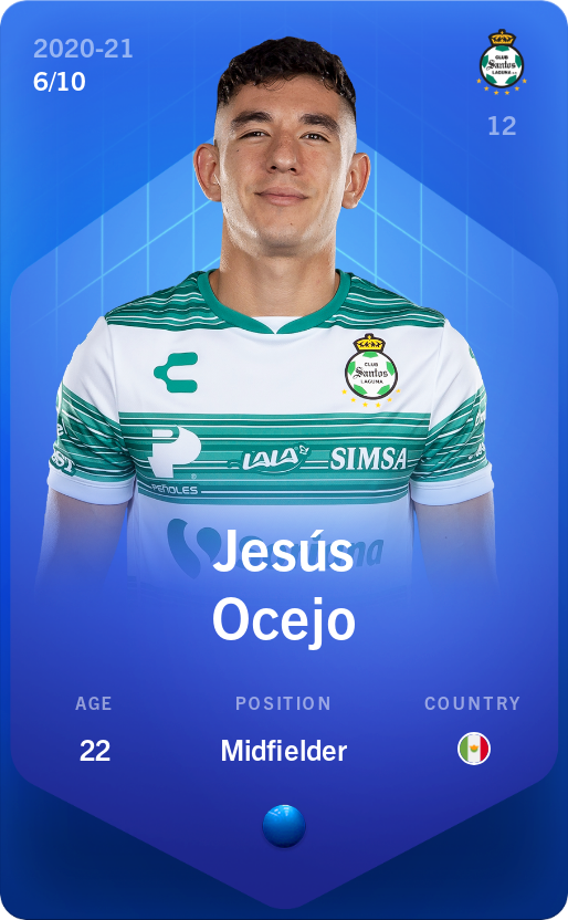 Sorare - Sorare Official - Jesús Ocejo 2020-21 • Super Rare 6/10 - NFT # 48562473495145478156857516245340211200566371096938032607984926171912924789316