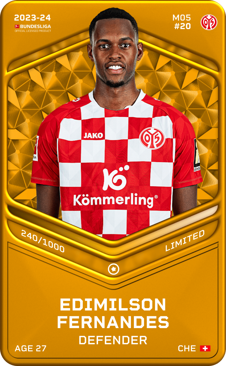 Edimilson Fernandes 2023-24 • Limited 240/1000