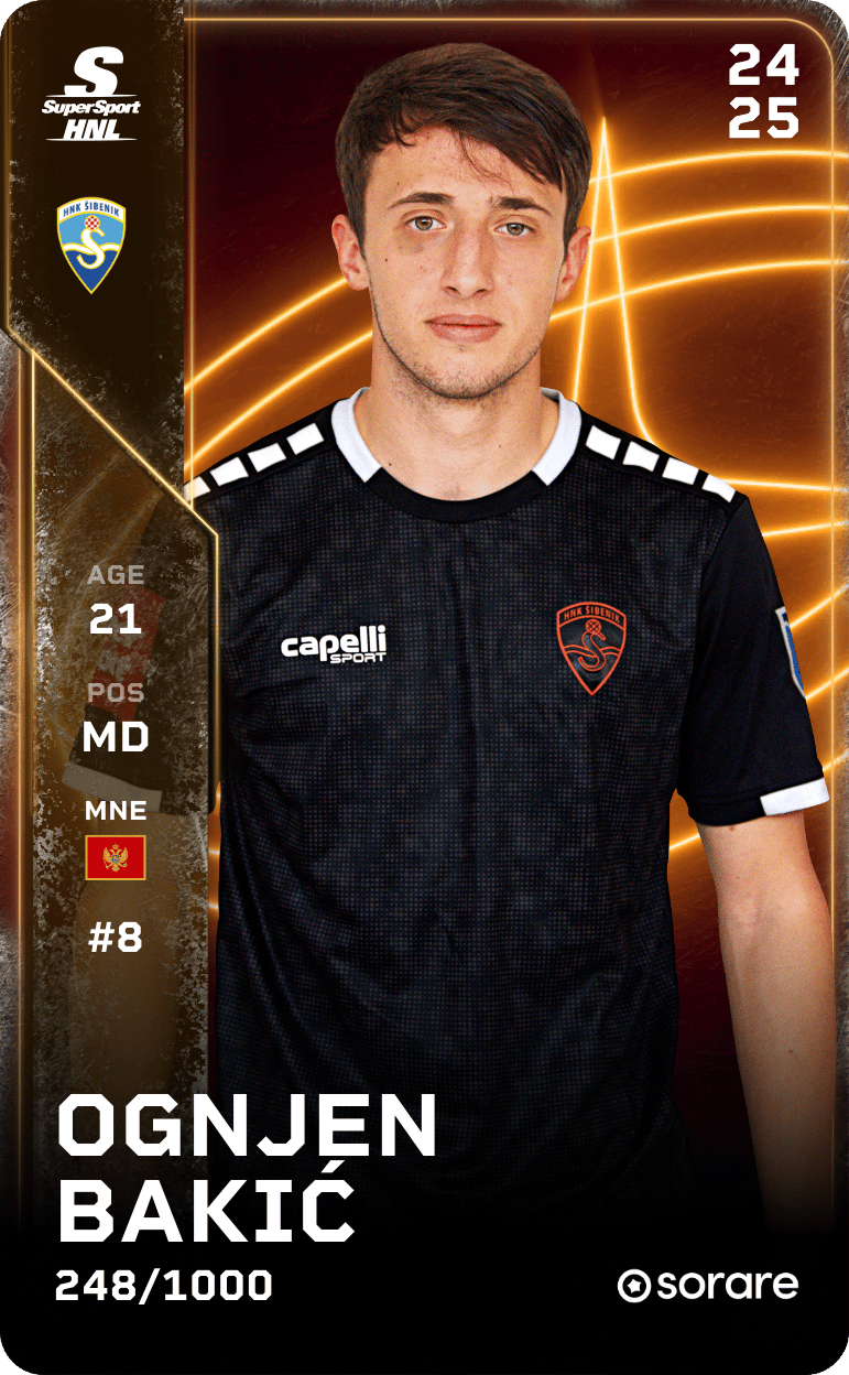 Ognjen Bakić 2024-25 • Limited 248/1000