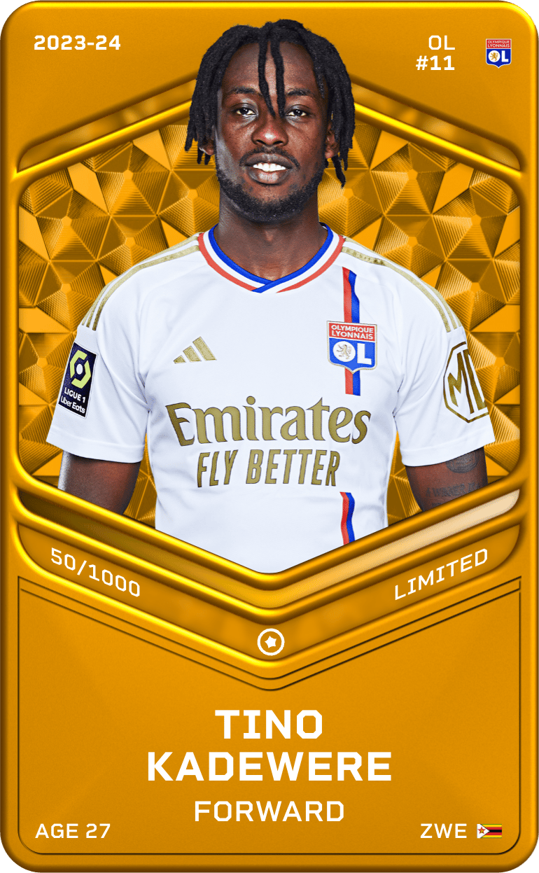 Tino Kadewere 2023-24 • Limited 50/1000