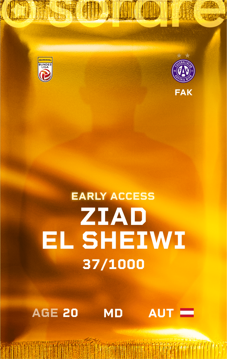 Ziad El Sheiwi 2024-25 • Limited 37/1000
