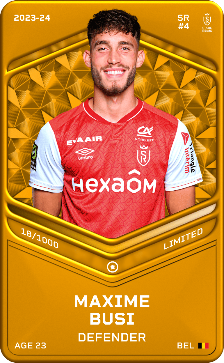 Maxime Busi 2023-24 • Limited 18/1000