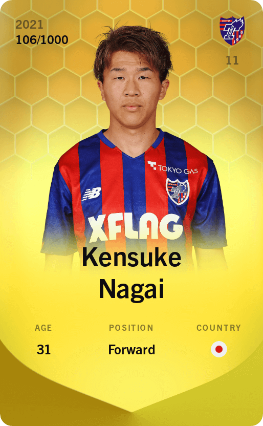 Kensuke Nagai 2021-22 • Limited 106/1000