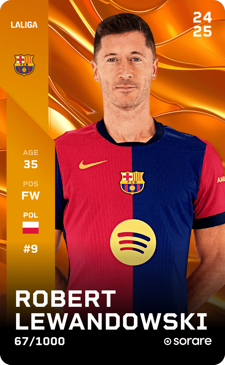 Robert Lewandowski 2024-25 • Limited 67/1000