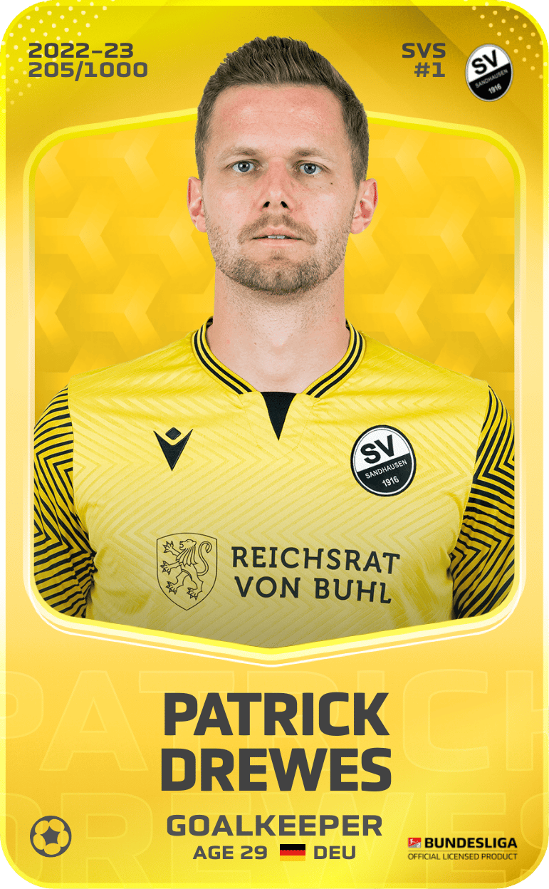 Patrick Drewes 2022-23 • Limited 205/1000