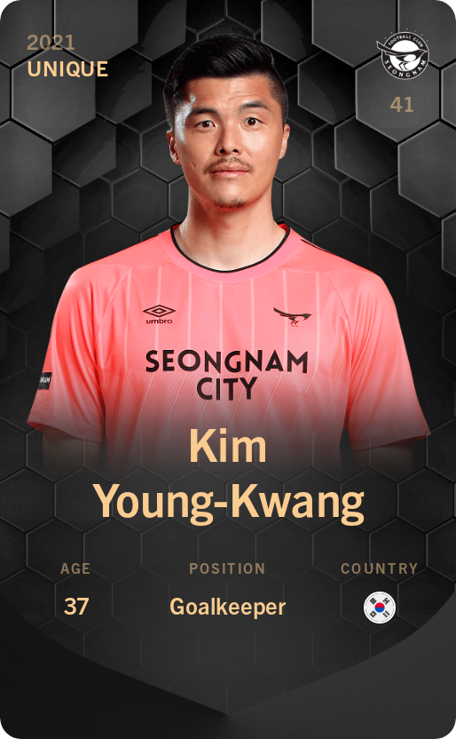 Sorare - Sorare Official - Kim Young-Kwang 2021-22 • Unique - NFT # 8204107270743682306262471260082147901919604332963622586389111094889598735639
