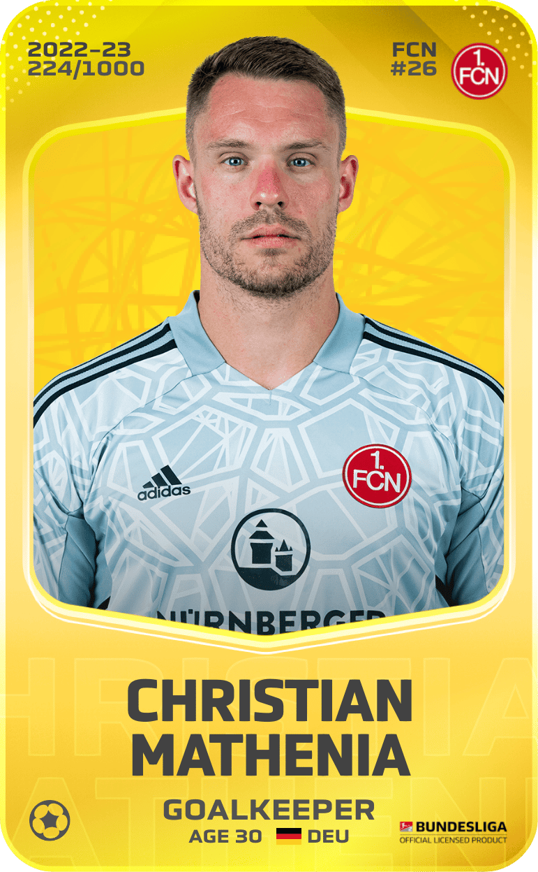 Christian Mathenia 2022-23 • Limited 224/1000