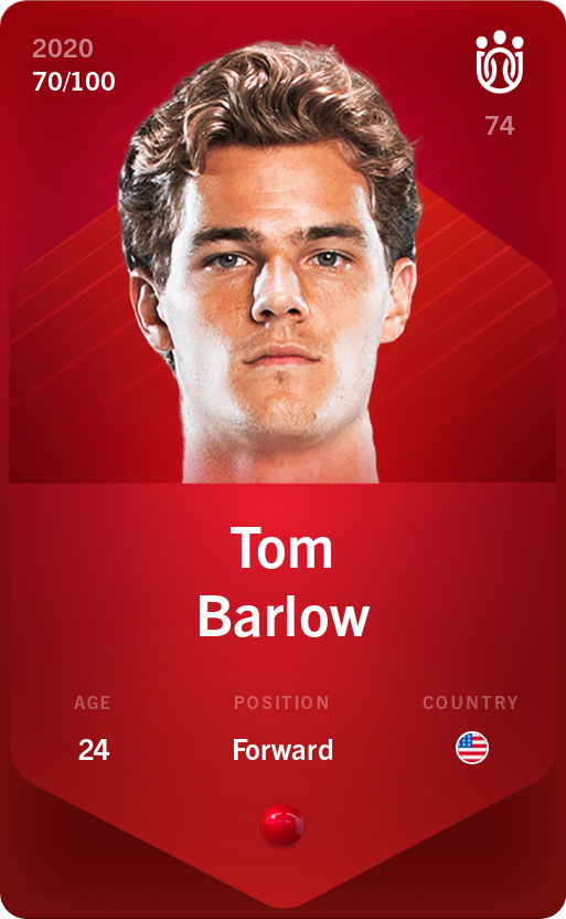 Sorare - Sorare Official - Tom Barlow 2020-21 • Rare 70/100 - NFT # 58283226140404903541991662594237208374154347216400939110032784822152566966445