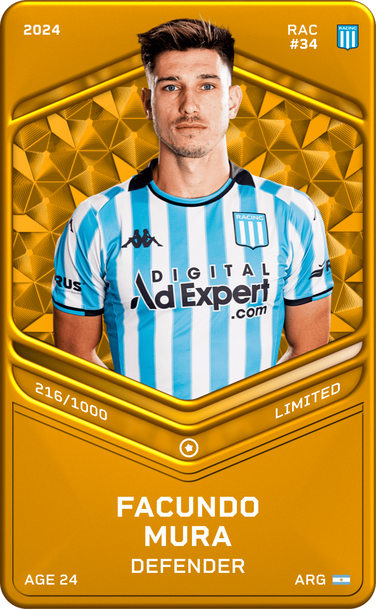 Facundo Mura 2024-25 • Limited 216/1000