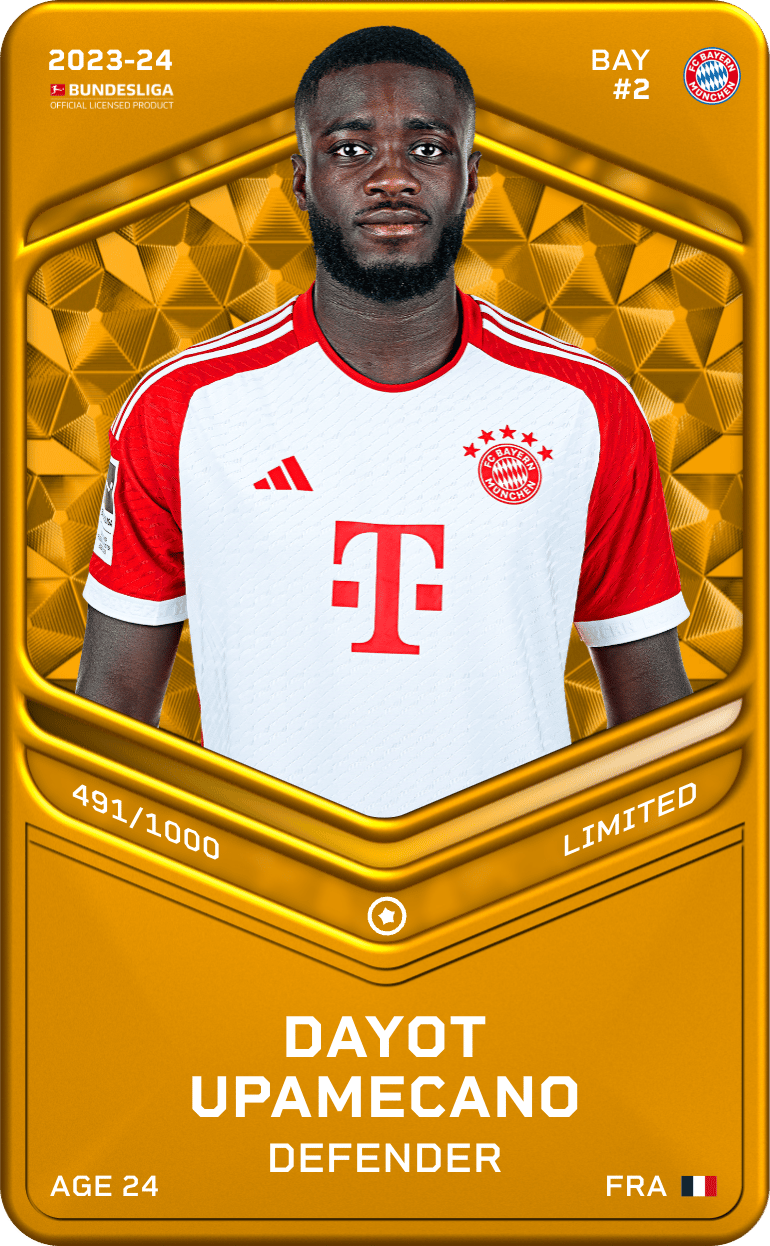 Dayot Upamecano 2023-24 • Limited 491/1000