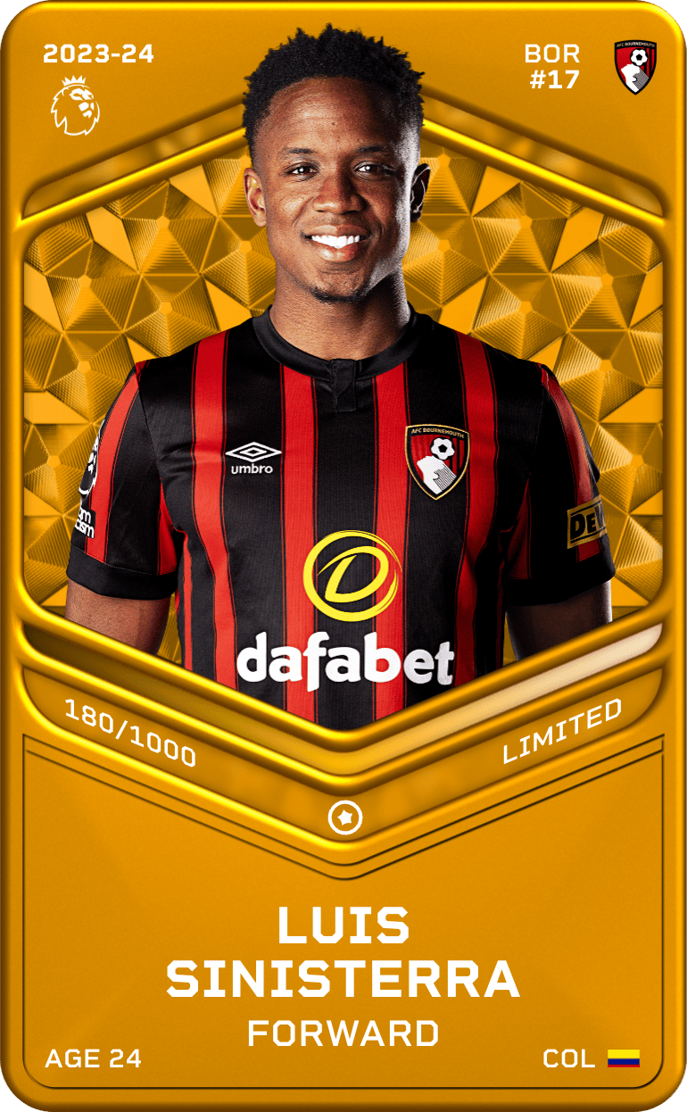Luis Sinisterra 2023-24 • Limited 180/1000