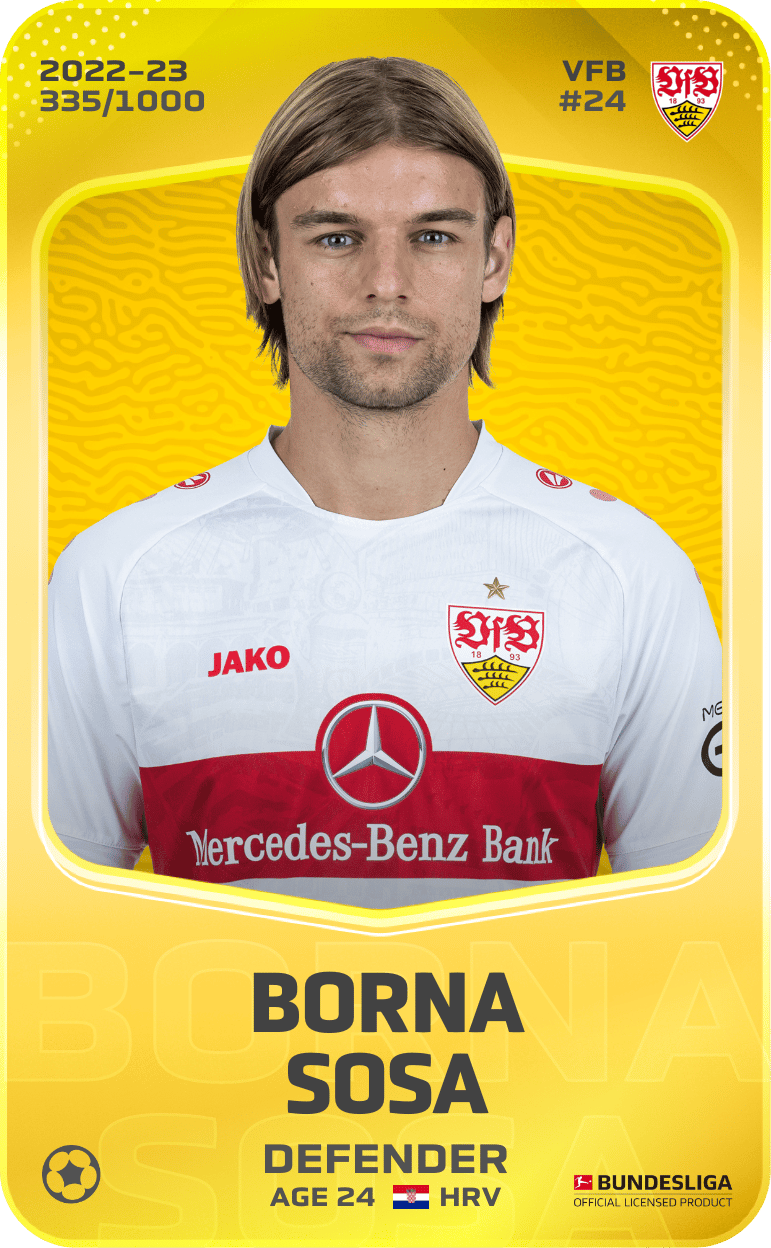 Borna Sosa 2022-23 • Limited 335/1000