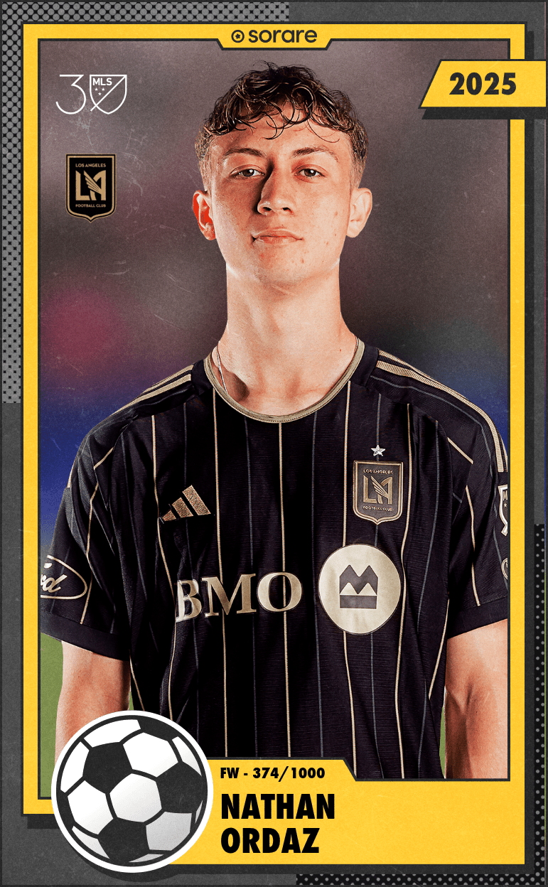Nathan Ordaz 2025-26 • Limited 374/1000