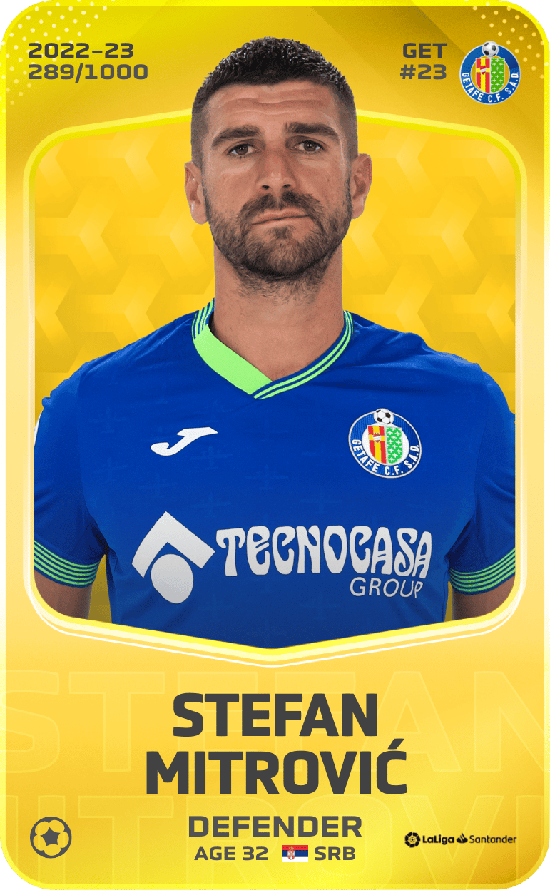 Stefan Mitrović 2022-23 • Limited 289/1000