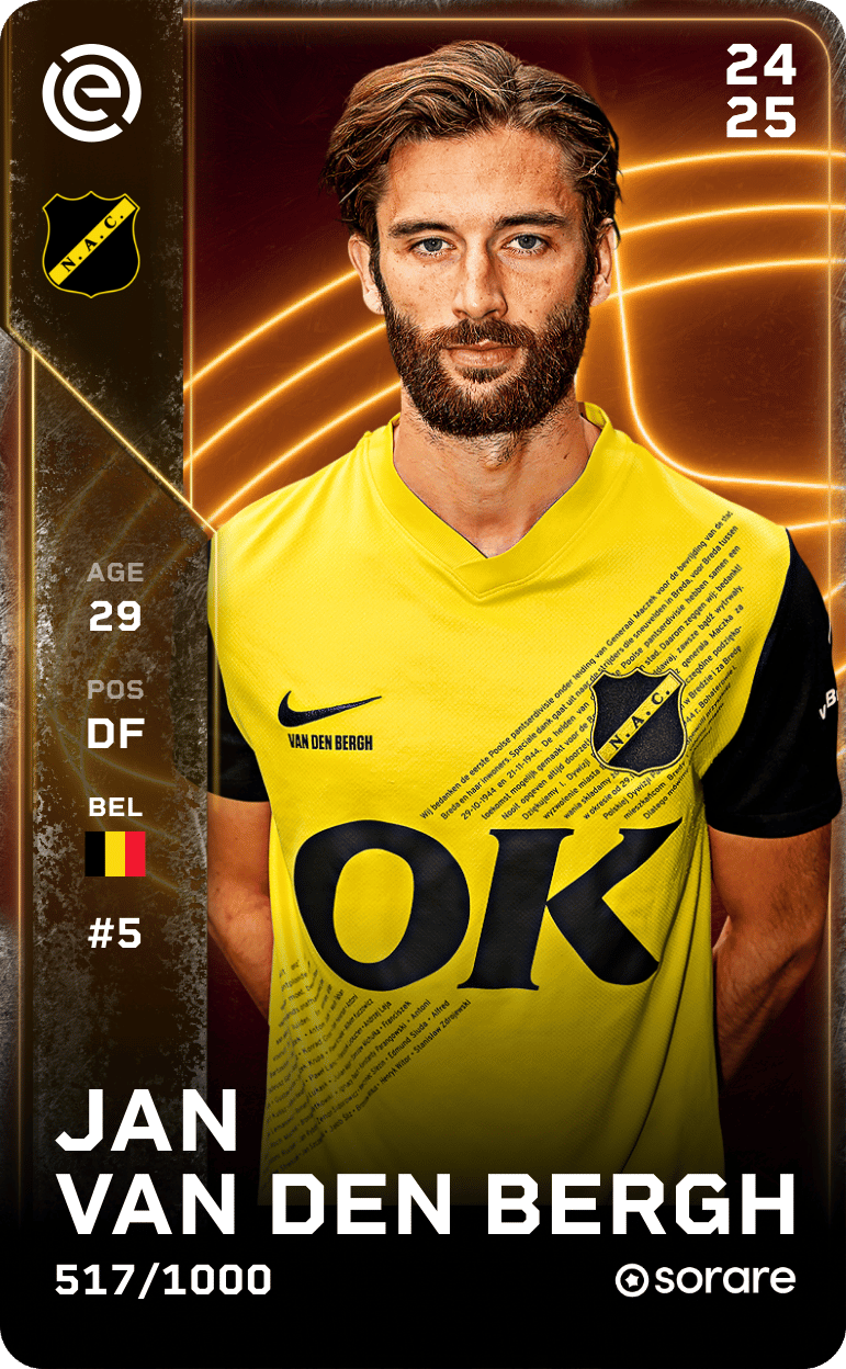 Jan Van den Bergh 2024-25 • Limited 517/1000