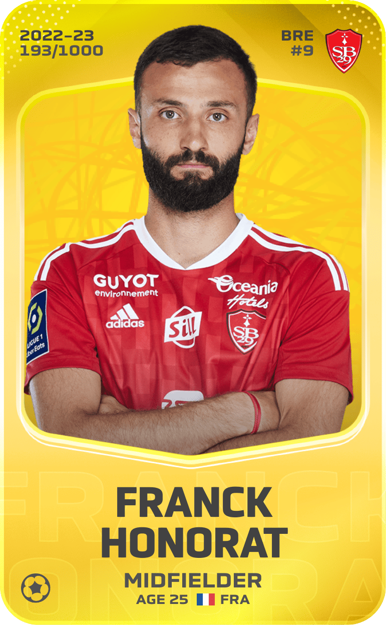 Franck Honorat 2022-23 • Limited 193/1000