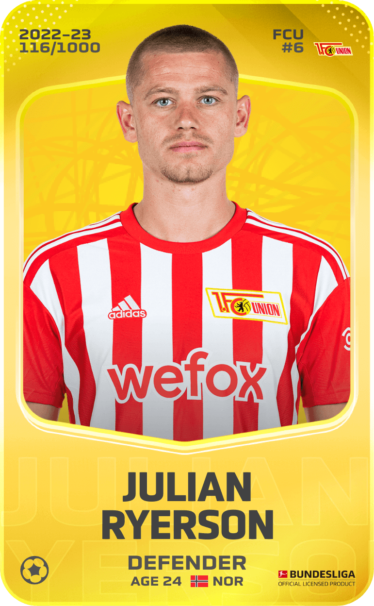 Julian Ryerson 2022-23 • Limited 116/1000