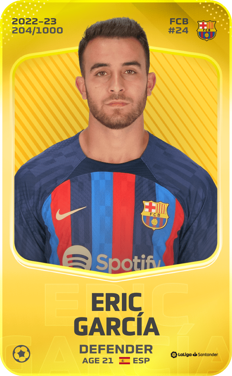 Eric García 2022-23 • Limited 204/1000