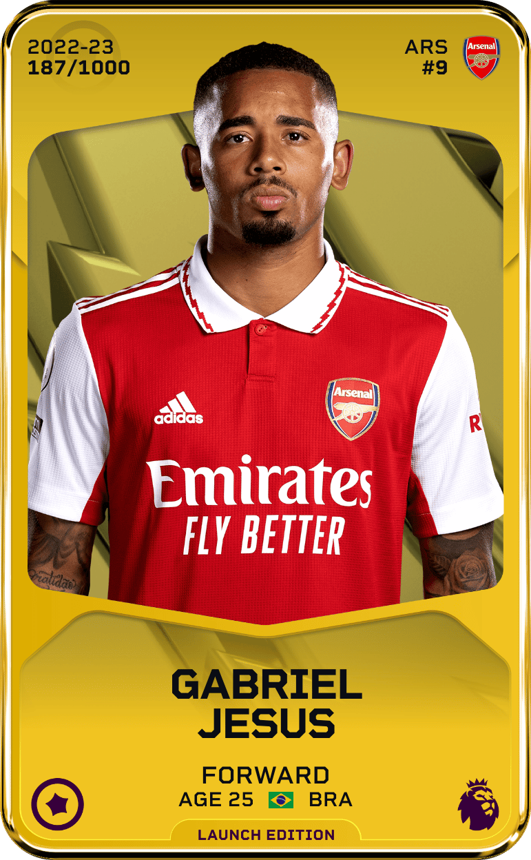 Gabriel Jesus 2022-23 • Limited 187/1000