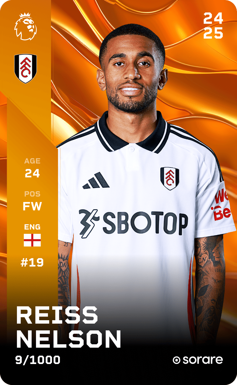Reiss Nelson 2024-25 • Limited 9/1000