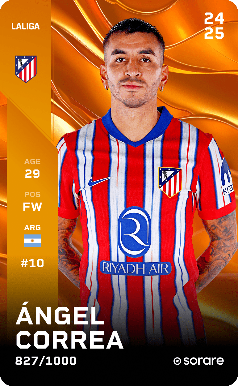 Ángel Correa 2024-25 • Limited 827/1000