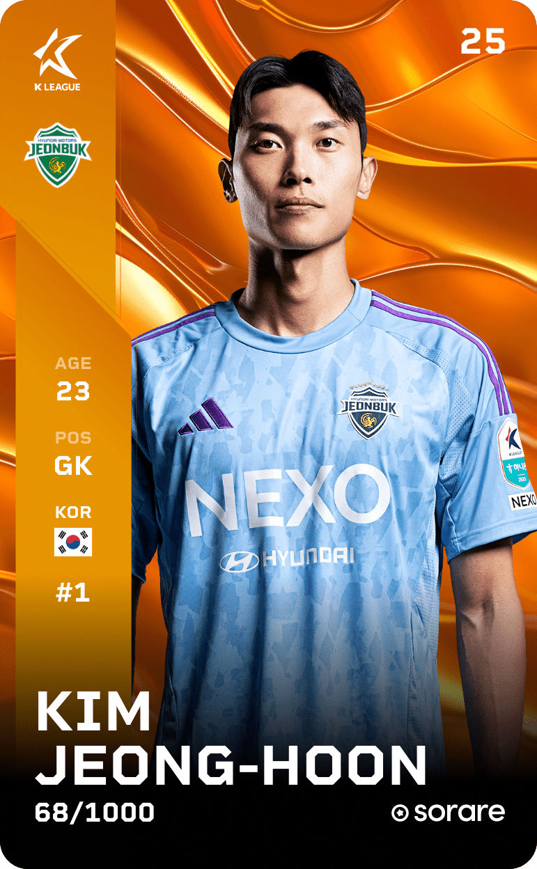 Kim Jeong-Hoon 2025-26 • Limited 68/1000