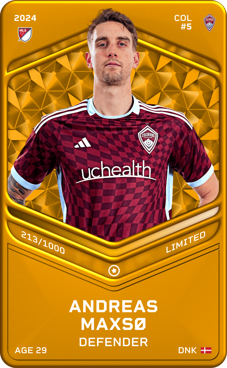Andreas Maxsø 2024-25 • Limited 213/1000
