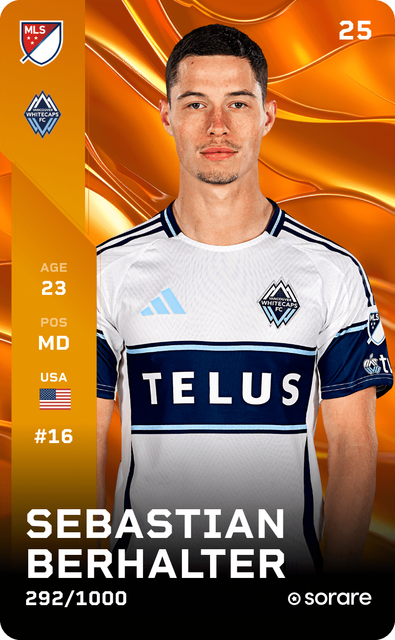 Sebastian Berhalter 2025-26 • Limited 292/1000
