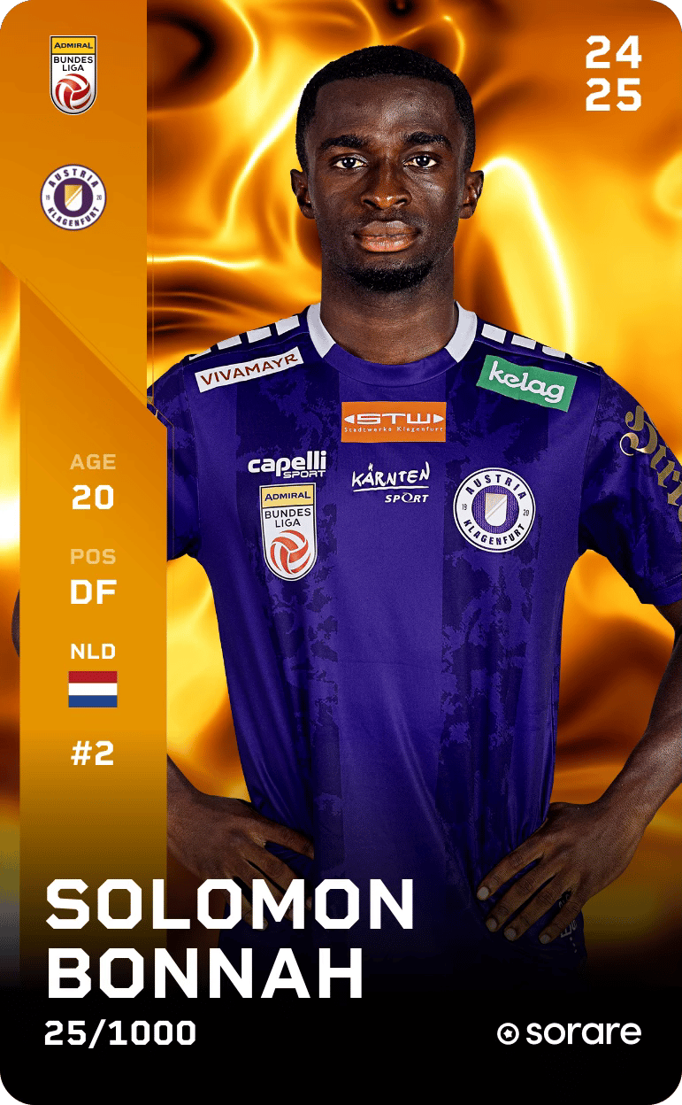 Solomon Bonnah 2024-25 • Limited 25/1000