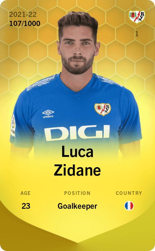 Luca Zidane 2021-22 • Limited 107/1000
