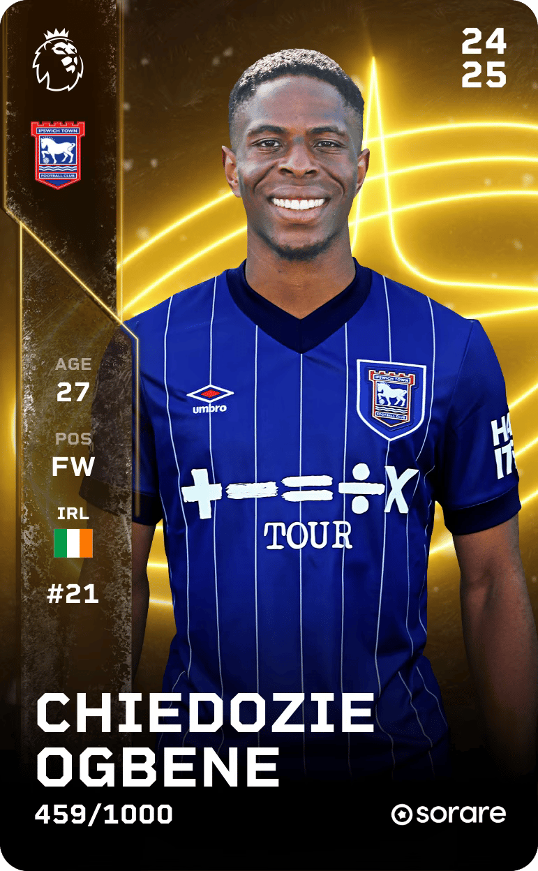 Chiedozie Ogbene 2024-25 • Limited 459/1000