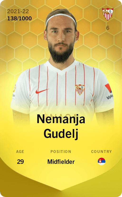 Nemanja Gudelj 2021-22 • Limited 138/1000