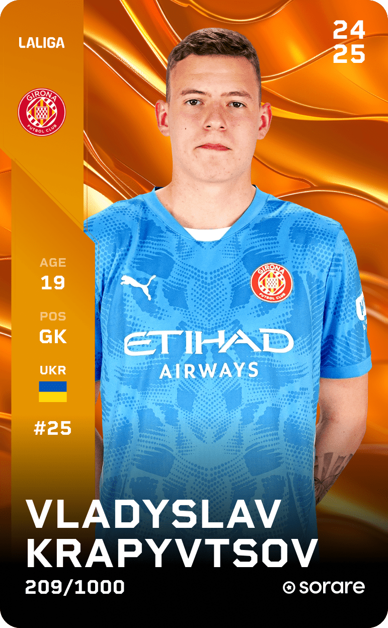 Vladyslav Krapyvtsov 2024-25 • Limited 209/1000