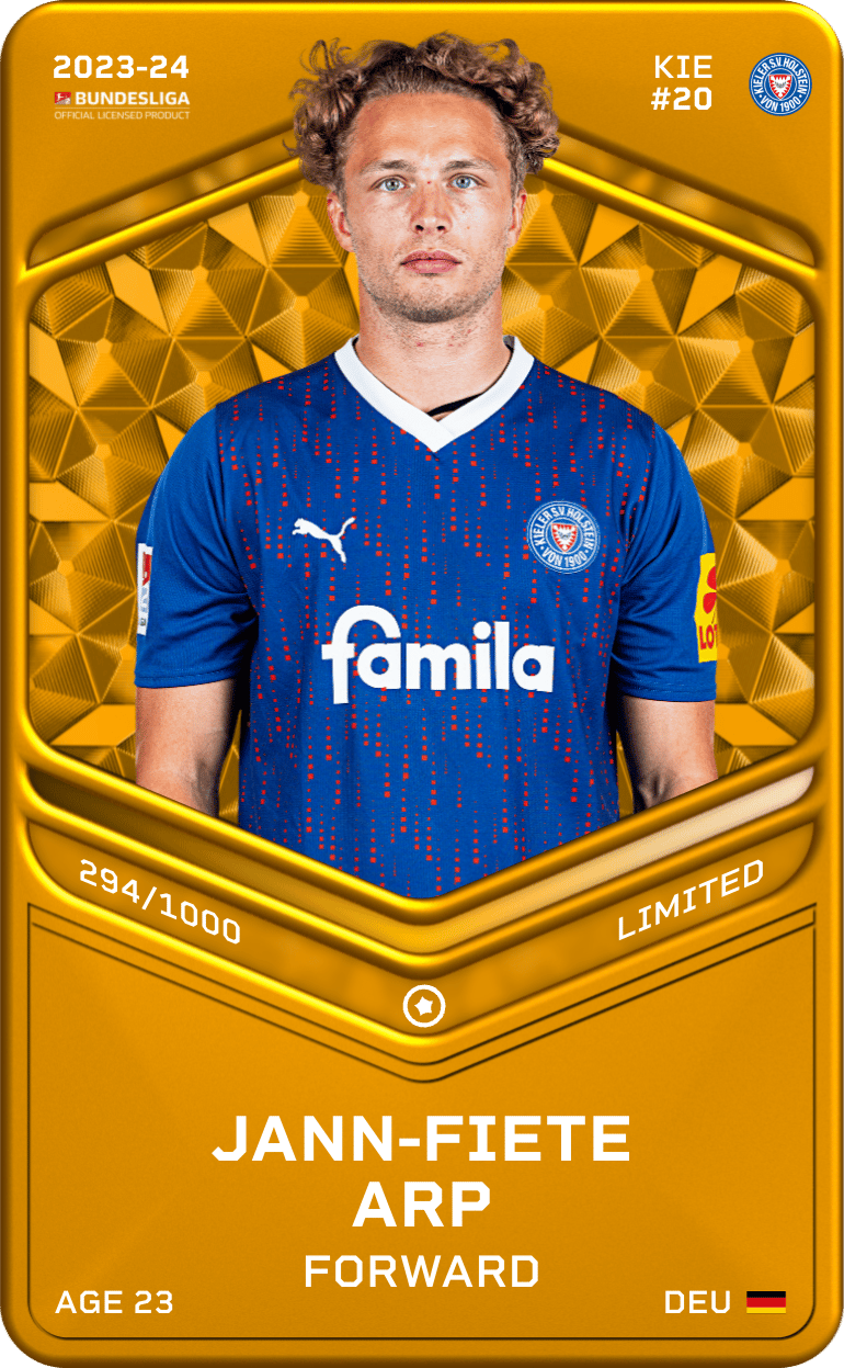 Jann-Fiete Arp 2023-24 • Limited 294/1000