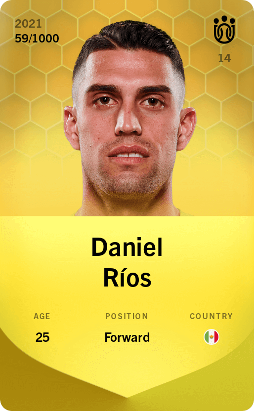 Daniel Ríos 2021-22 • Limited 59/1000