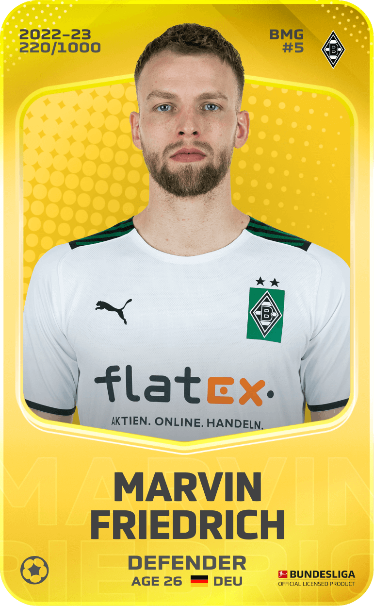 Marvin Friedrich 2022-23 • Limited 220/1000